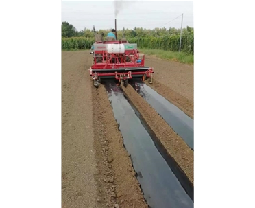 180型旋耕起垄施肥铺膜铺管打药一体机